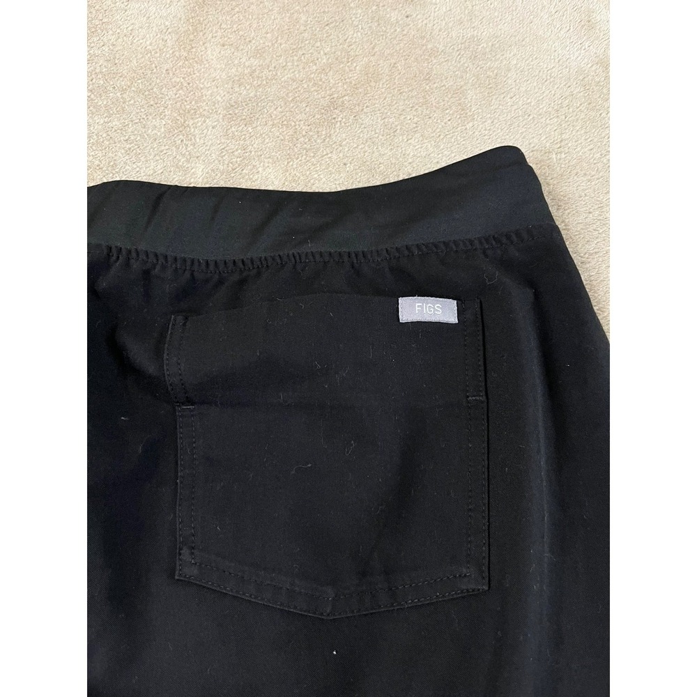 FIGS Zamora Technical Collection Scrub Joggers Women's XL Black W18SW2005 EUC - Picture 6 of 11